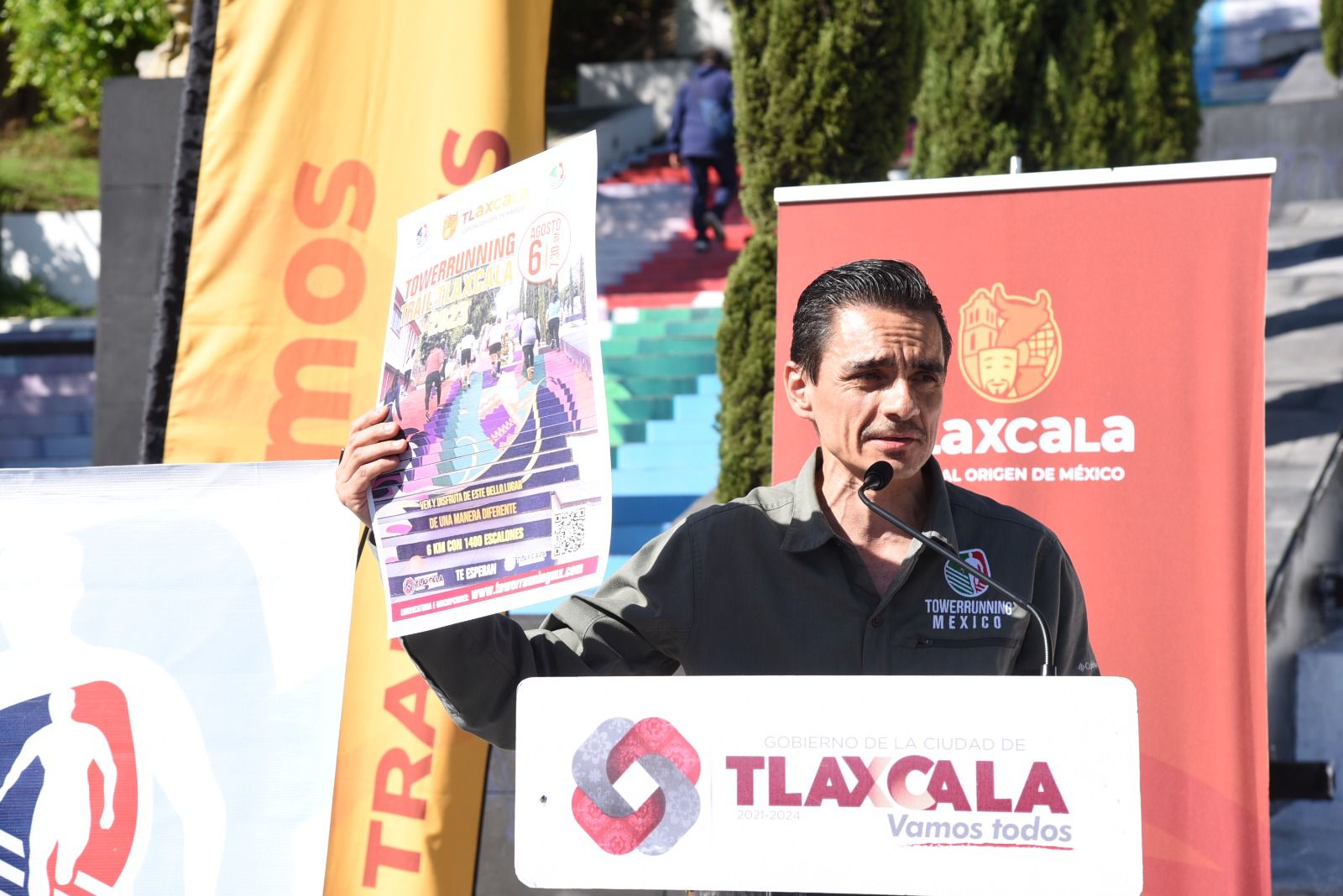 Alistan Octava Edición de la carrera Towerrunning 2023 en Tlaxcala Capital